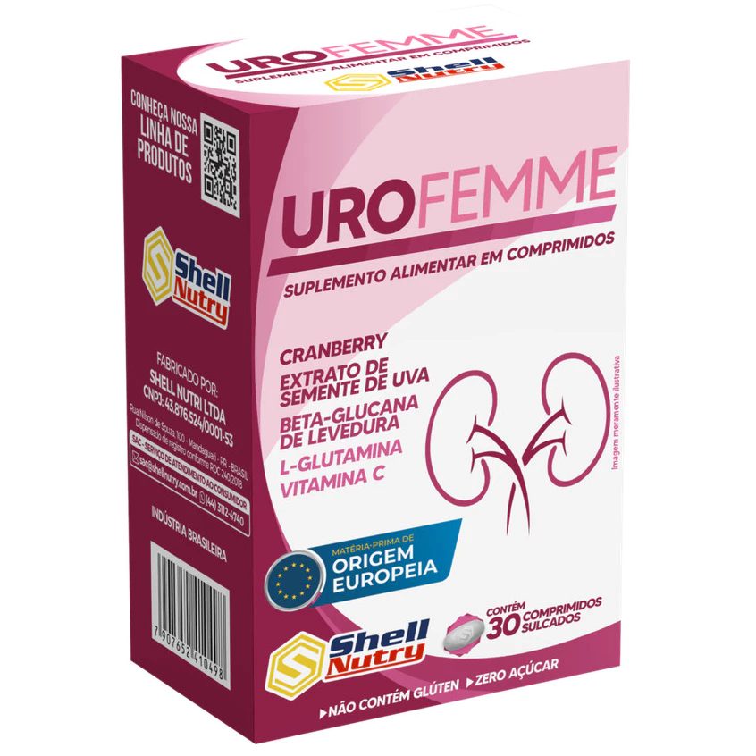 UROFEMME CRANBERRY CX 60 COMPRIMIDOS SHELL NUTRY